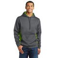 Sport-Tek  Sport-Wick  CamoHex Fleece Colorblock Hooded Pullover